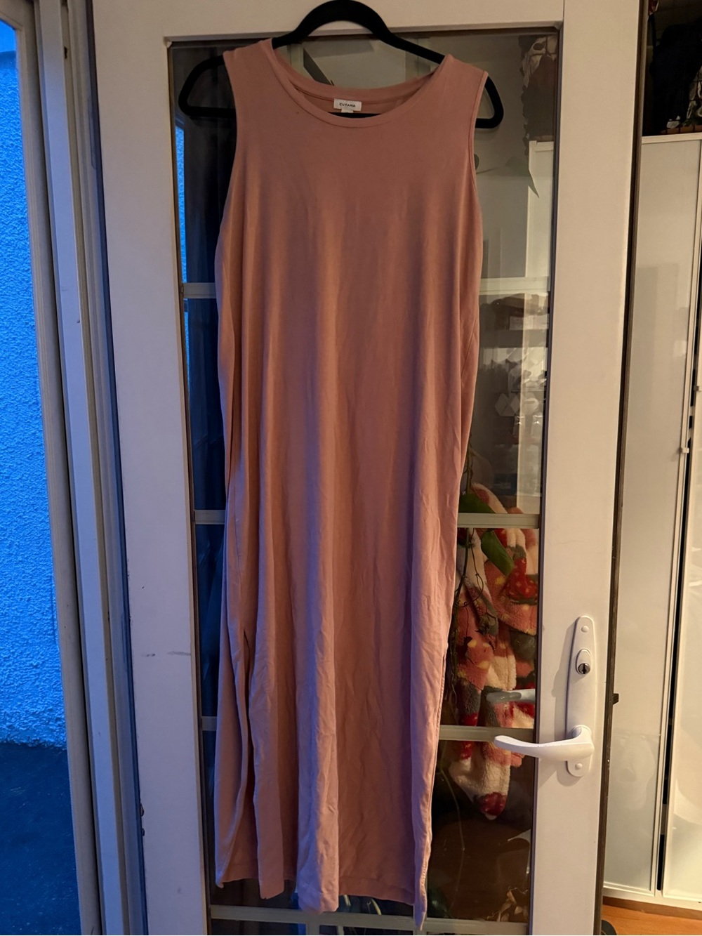 Sleeveless Midi Dress in Dusty Rose — Cuyana